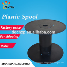 empty plastic cable spool for wire snap hook design